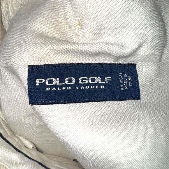 Polo Ralph Lauren Tan Silk & Linen Pleated Trouser Pant Size 36/30 - Picture 2 of 12